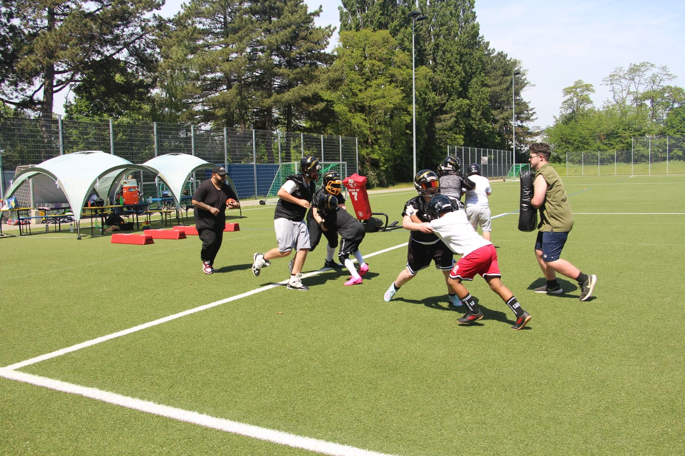 U13 der Hamburg Junior Tigers
